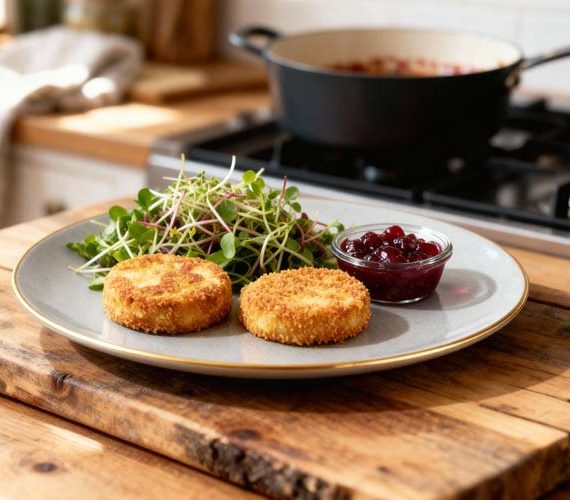 Camembert bakken