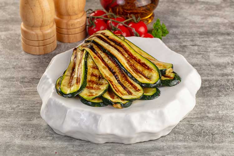 Courgette op de BBQ
