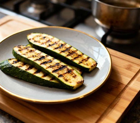 Courgette op de BBQ