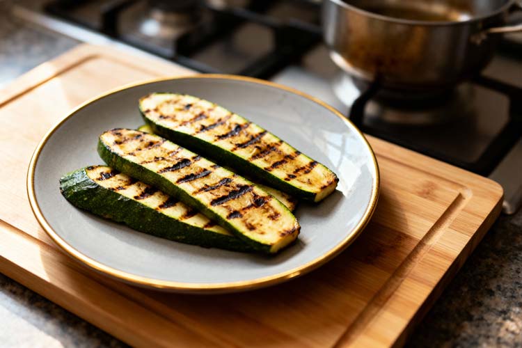 Courgette op de BBQ