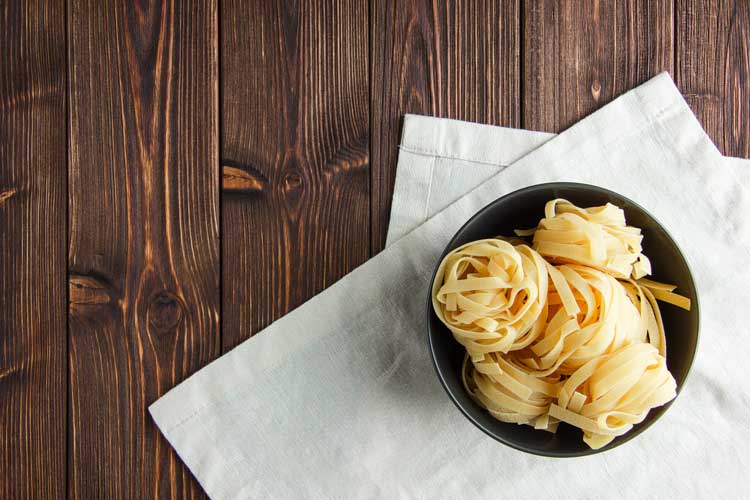 Fettuccine koken