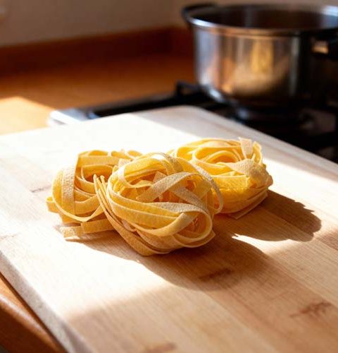 Fettuccine koken