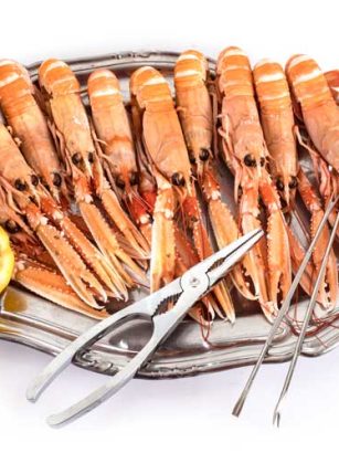Langoustines bakken