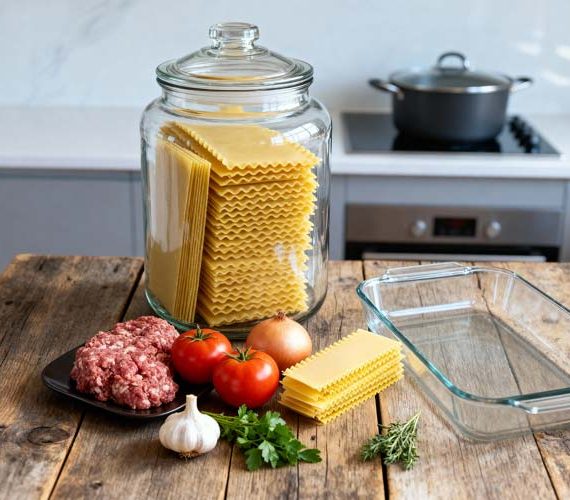 Lasagne koken
