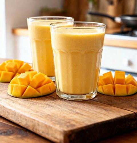 Mango lassi maken