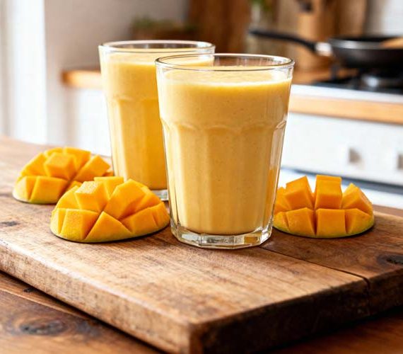 Mango lassi maken