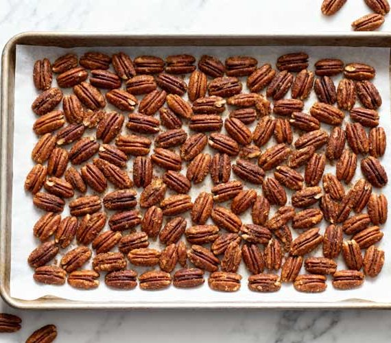 Pecannoten roosteren