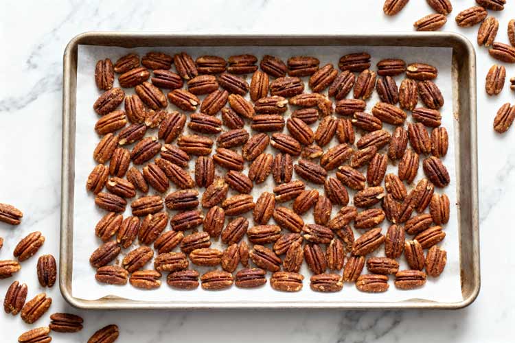 Pecannoten roosteren