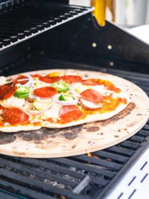 Pizza van de BBQ