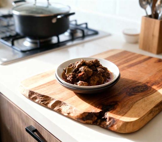 Rendang maken