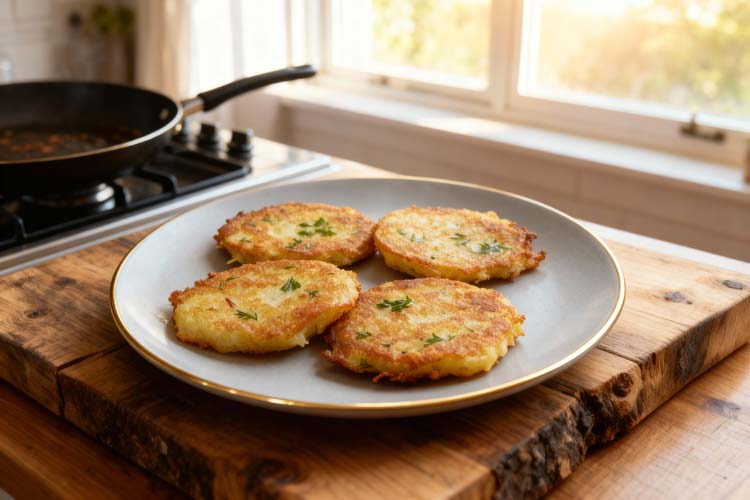 Aardappelpannenkoeken maken