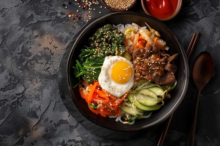Bibimbap maken