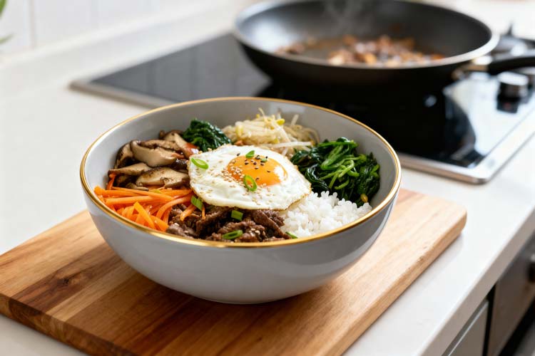Bibimbap maken