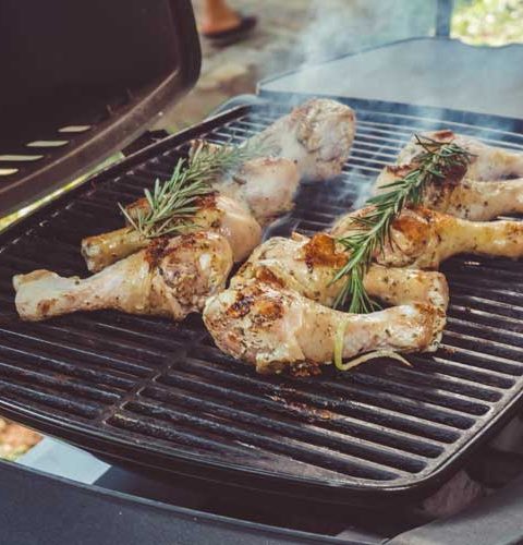 Drumstick op de BBQ