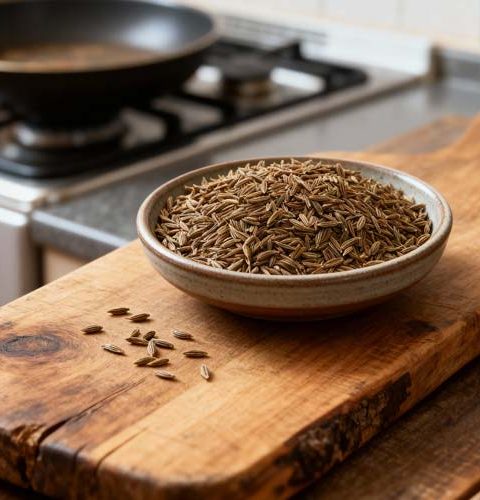 Komijnzaad roosteren