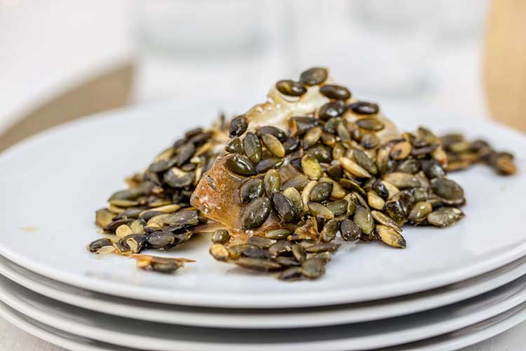 Pompoenpitten bakken