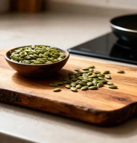 Pompoenpitten bakken