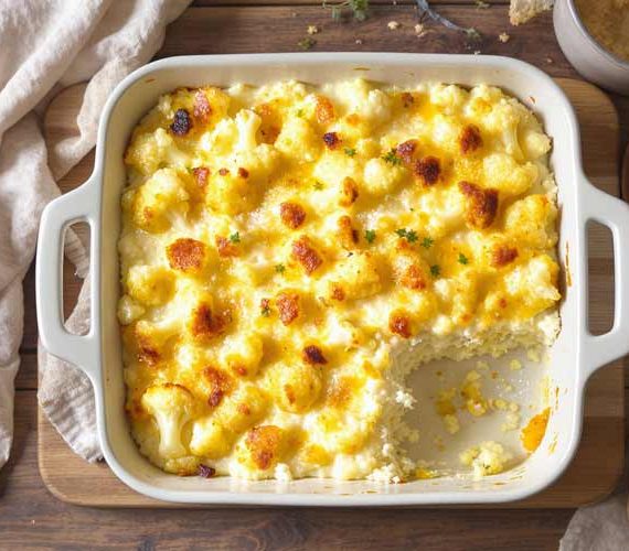 Hollandse ovenschotel met bloemkool