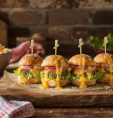 Mini hamburgers maken