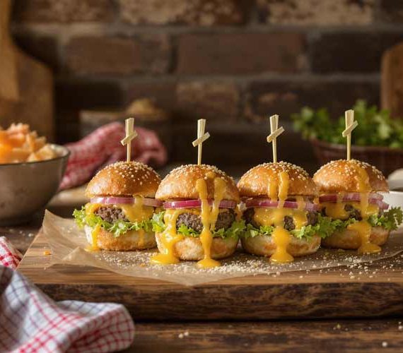 Mini hamburgers maken