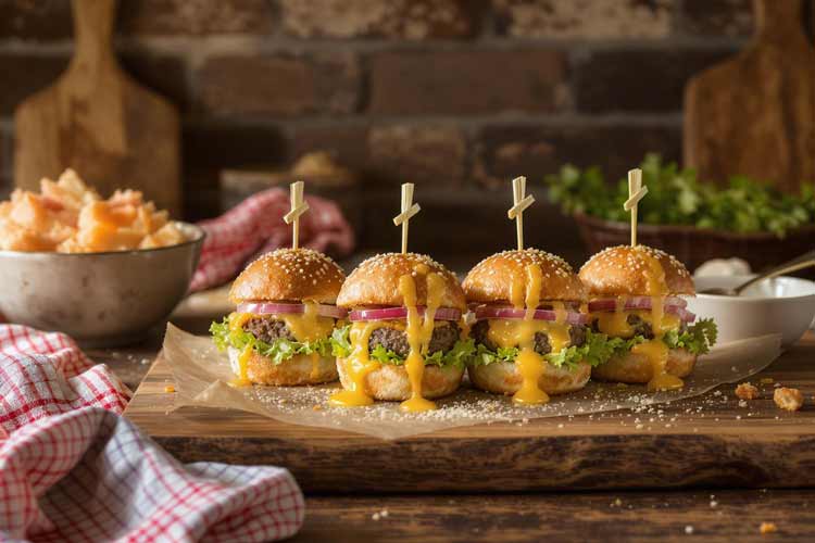 Mini hamburgers maken