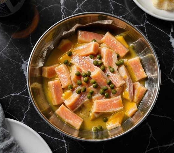 Zalm ceviche maken