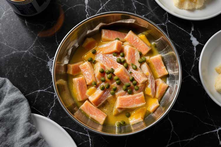 Zalm ceviche maken