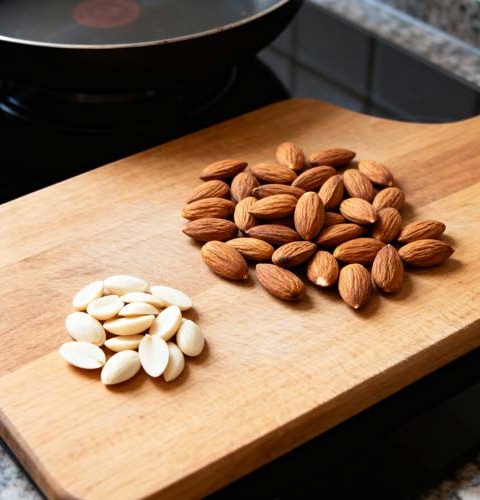 Amandelen roosteren