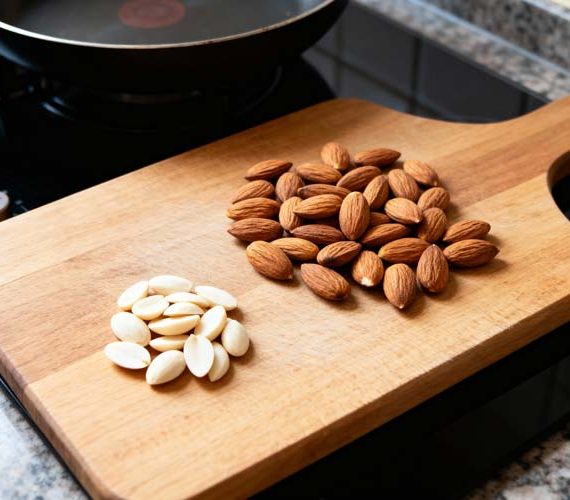 Amandelen roosteren
