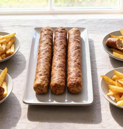 Frikandel opwarmen