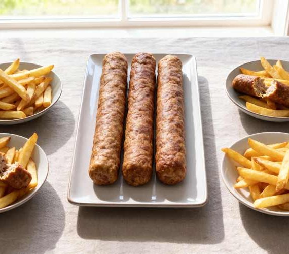 Frikandel opwarmen