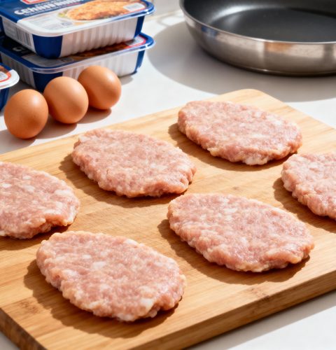 Gehaktschnitzel bakken