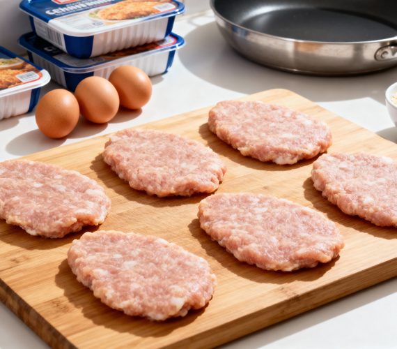 Gehaktschnitzel bakken