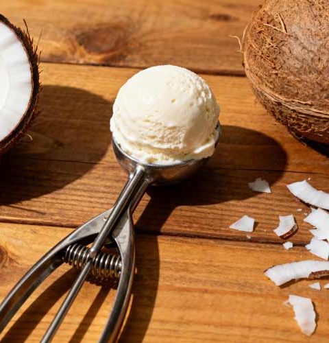 Kokos ijs maken