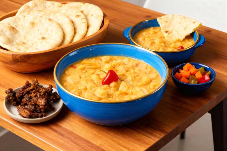 Sada Eddoes met Roti