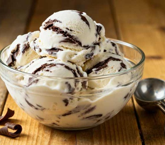 Stracciatella ijs maken