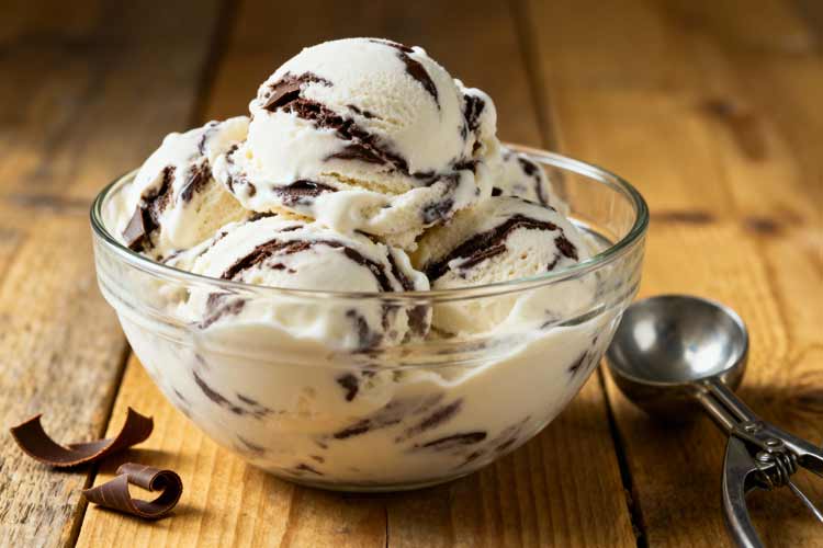 Stracciatella ijs maken