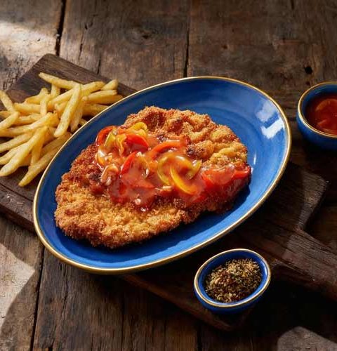 Zigeunerschnitzel bakken