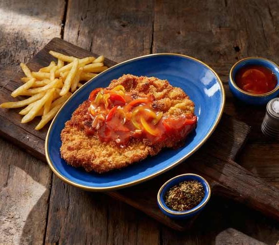 Zigeunerschnitzel bakken