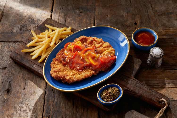 Zigeunerschnitzel bakken