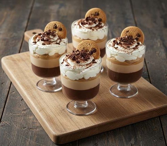 Cappuccino trifle maken