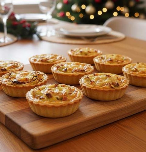 Mini quiches met parmaham en prei maken