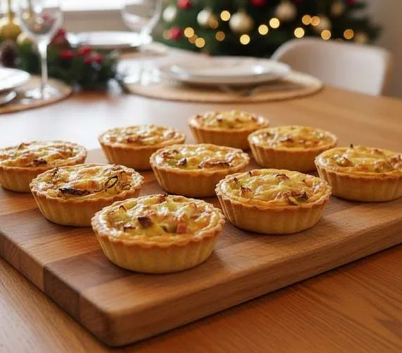 Mini quiches met parmaham en prei maken