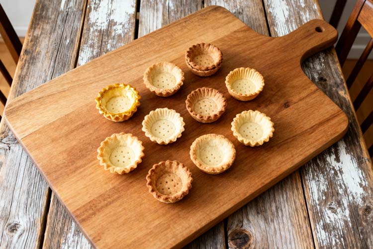 Mini taartbakjes maken