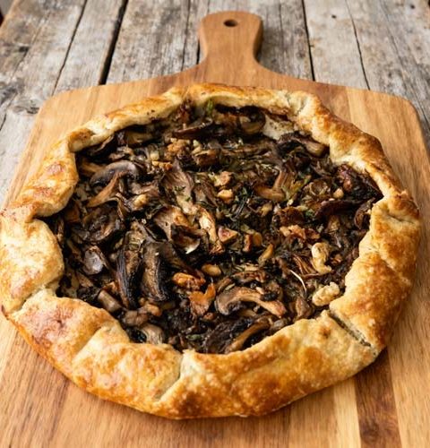 Paddenstoelengalette maken