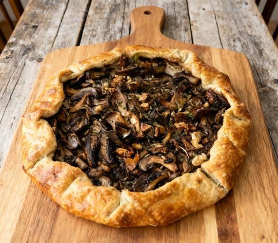 Paddenstoelengalette maken