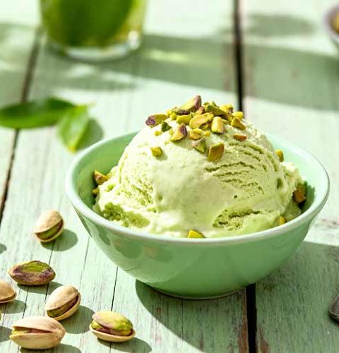 Pistache ijs maken