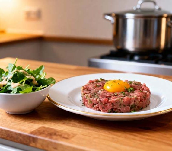 Steak tartaar maken