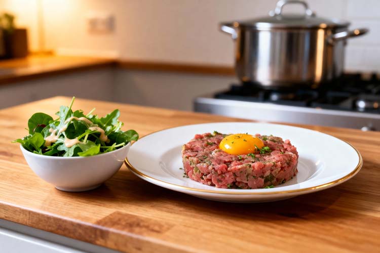 Steak tartaar maken