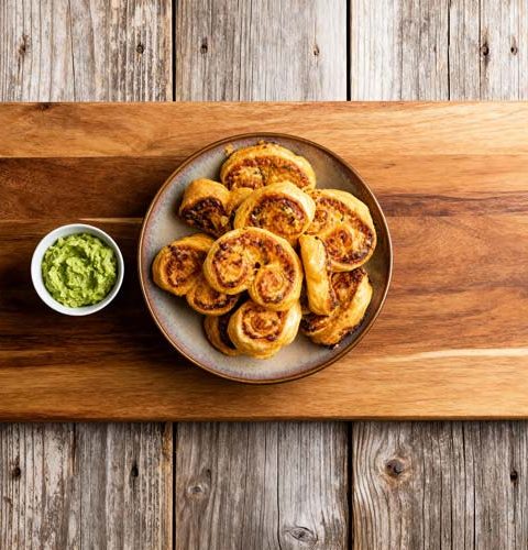 Zalmvlinders van bladerdeeg maken